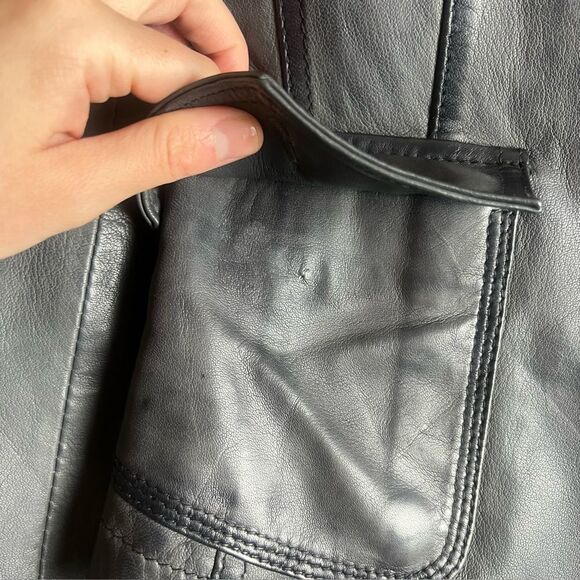 Wilson’s leather grey 100% leather jacket - Picture 6 of 11